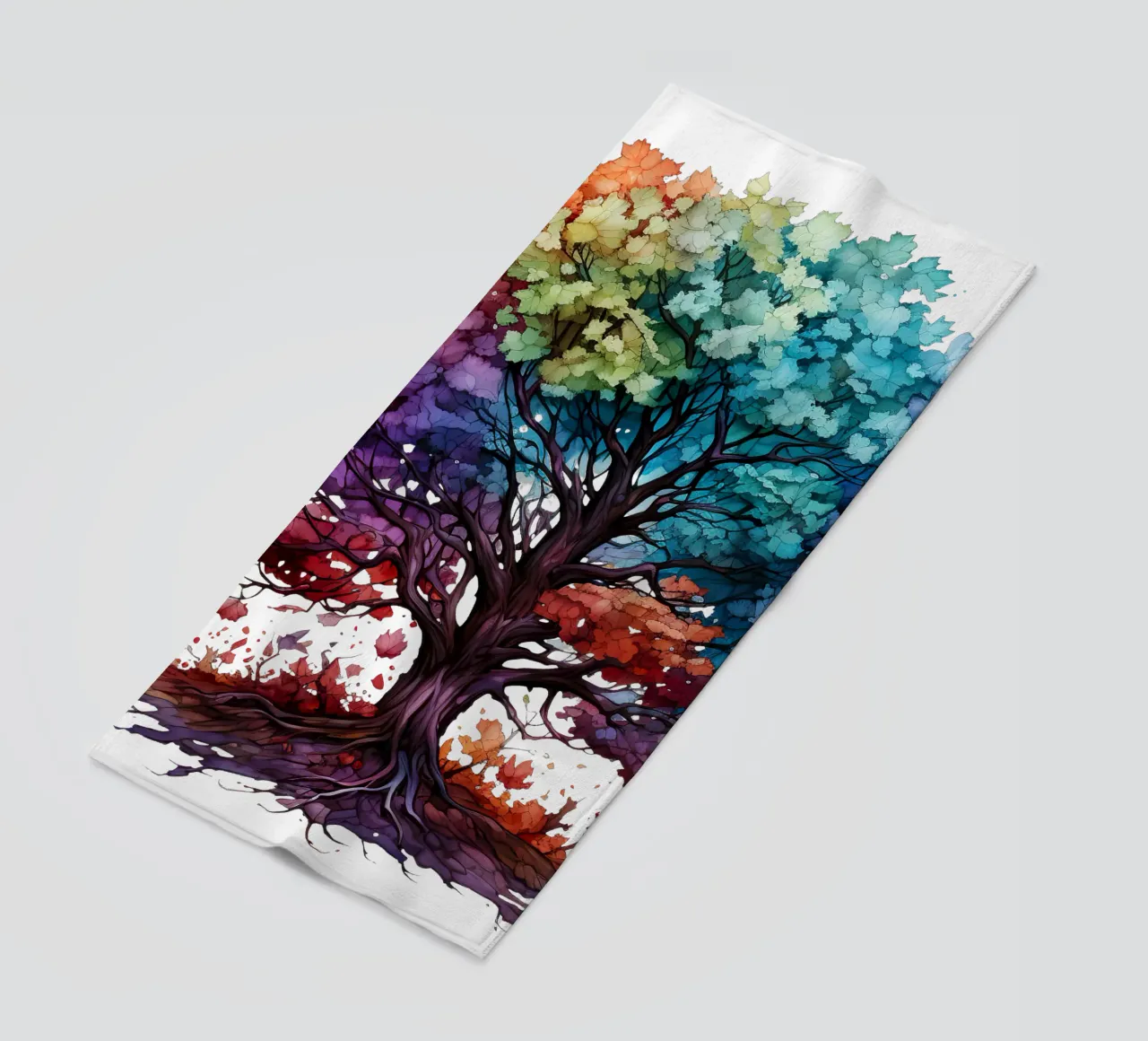 Albero della vita colorato telo mare da Spiritual Touch