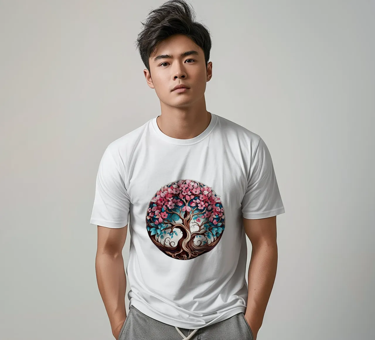 Albero della vita colorato t-shirt da Spiritual Touch