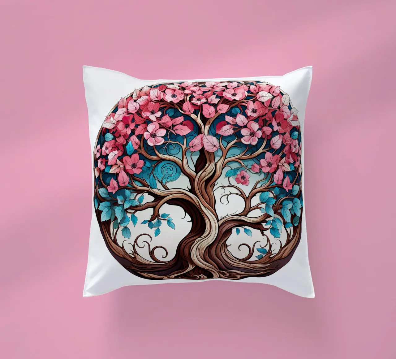 Albero della vita colorato cuscino da Spiritual Touch