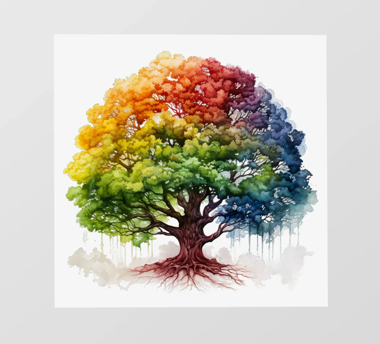 Albero della vita colorato telo in pvc da Spiritual Touch
