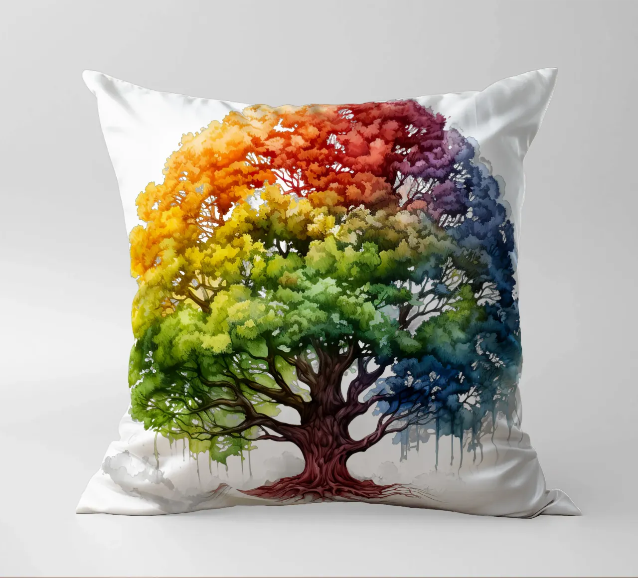 Albero della vita colorato cuscino da Spiritual Touch