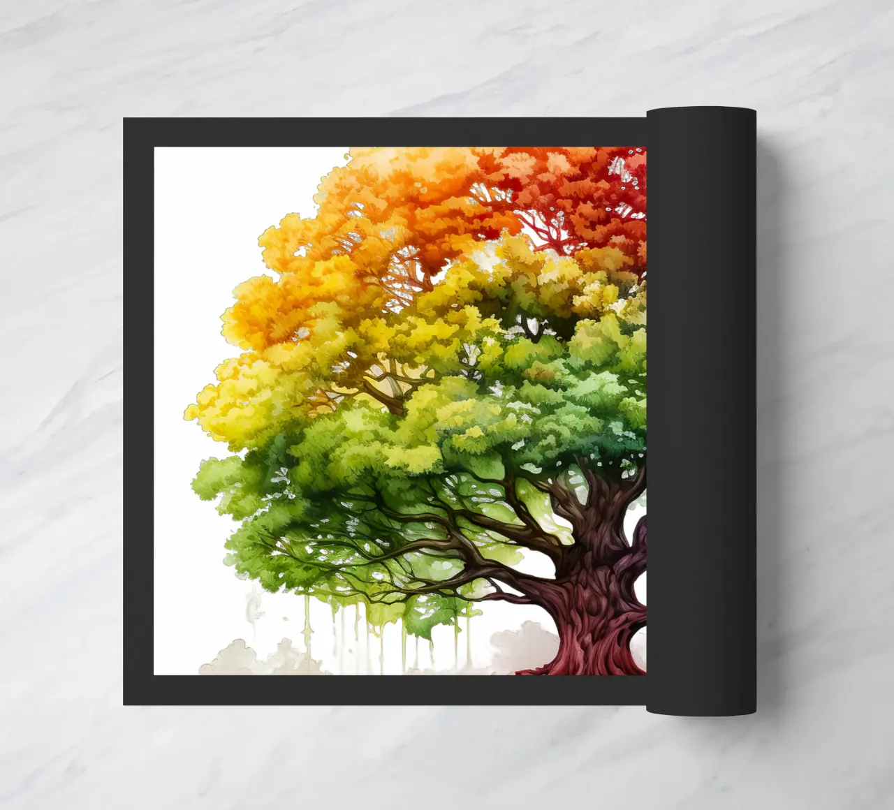 Albero della vita colorato zerbino da Spiritual Touch