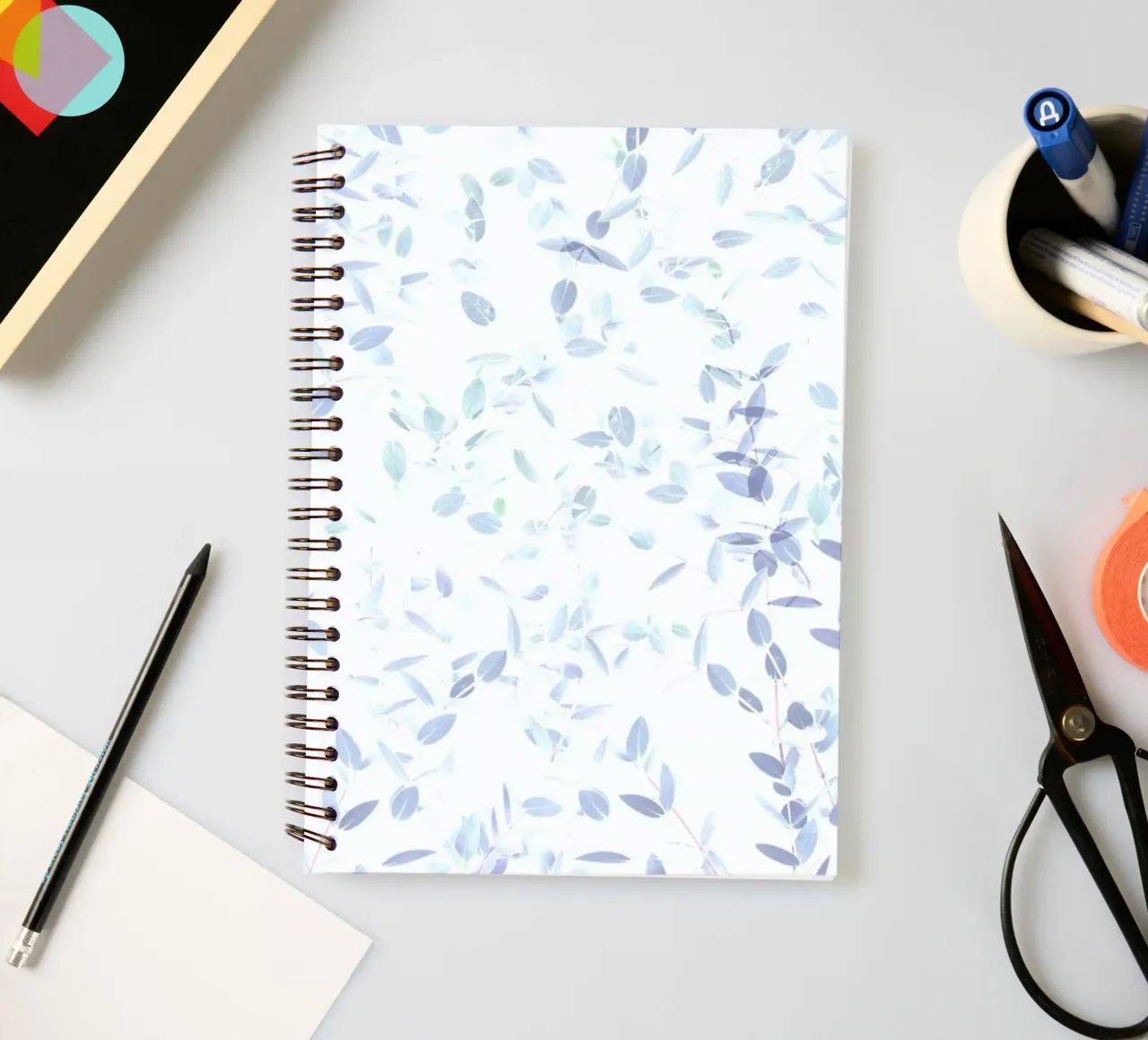 Foglioline III spiral notebook by Elena Veronese
