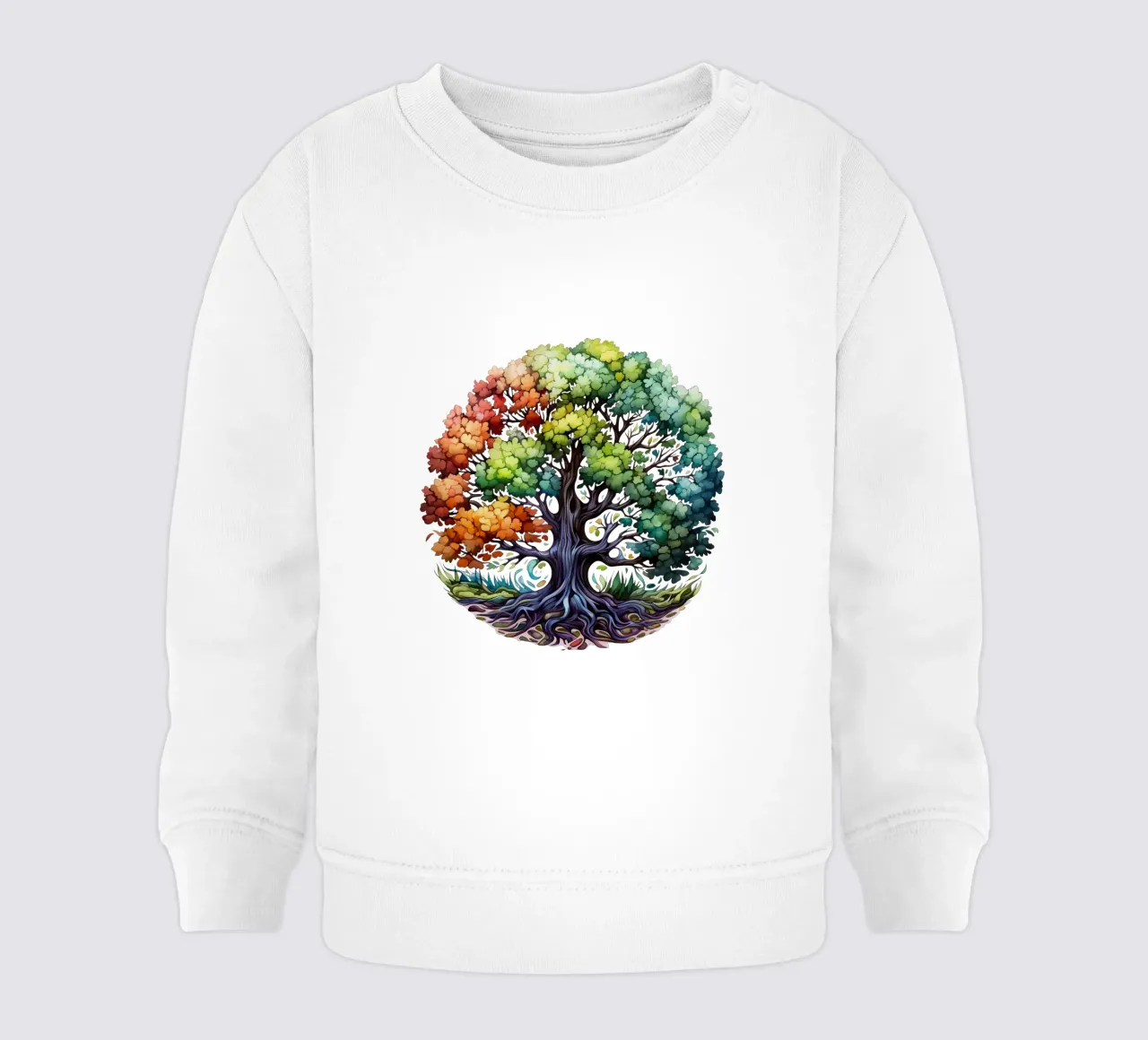 Colorful Tree of Life baby sweatshirt by Spiritual Touch