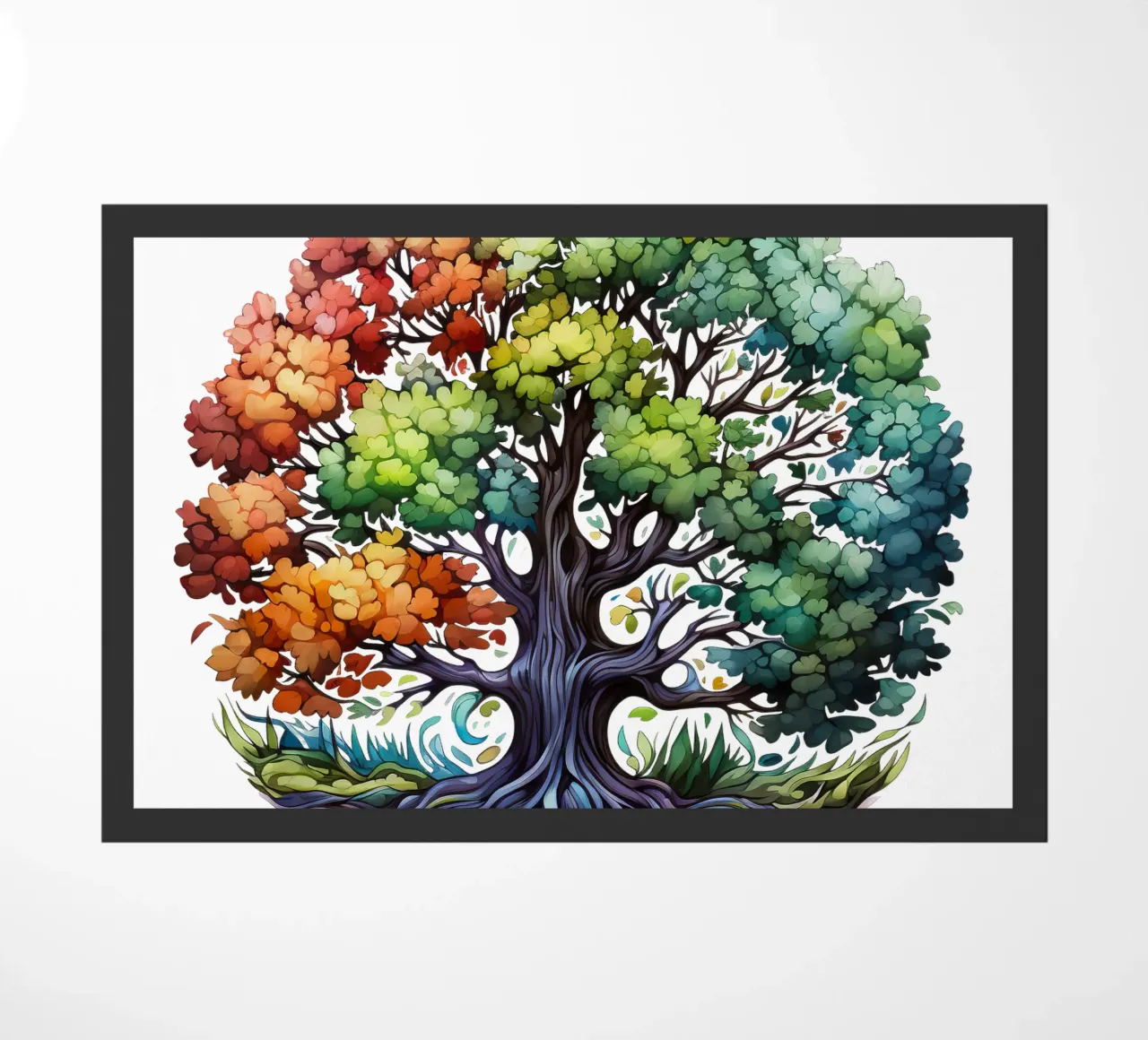 Albero della vita colorato zerbino da Spiritual Touch