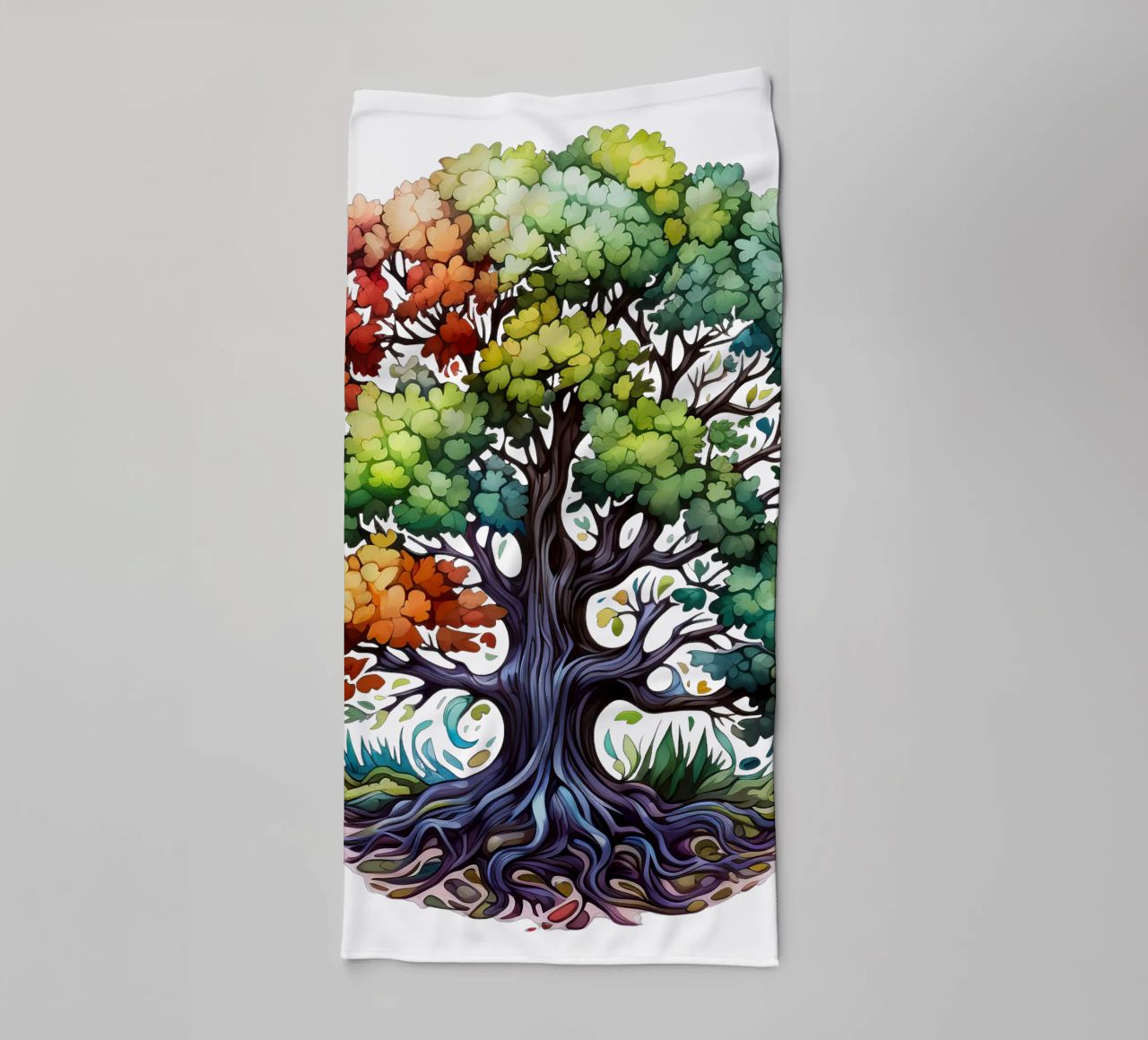 Arbre de vie coloré serviette de bain de Spiritual Touch