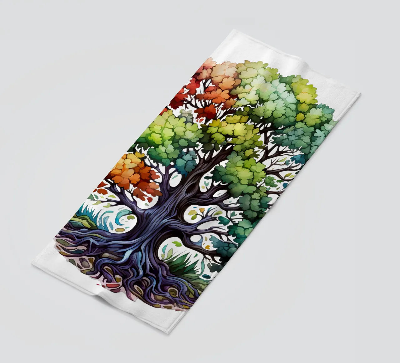 Albero della vita colorato telo mare da Spiritual Touch