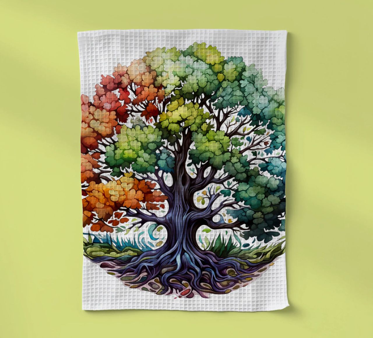 Arbre de vie coloré torchon de Spiritual Touch