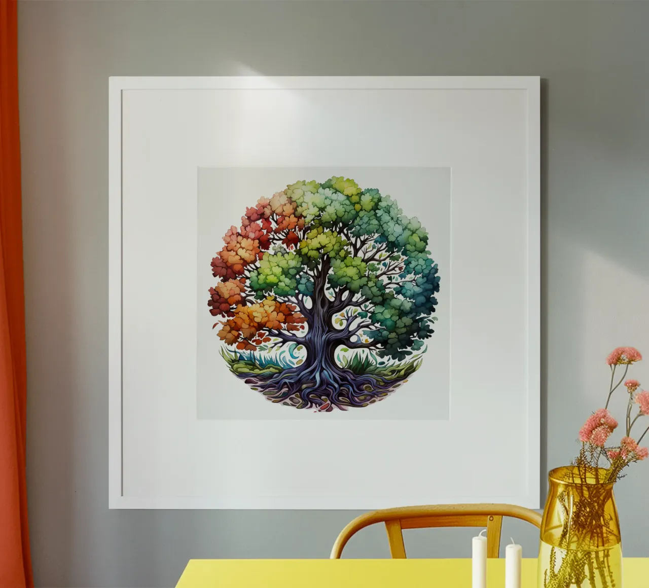 Albero della vita colorato poster da Spiritual Touch