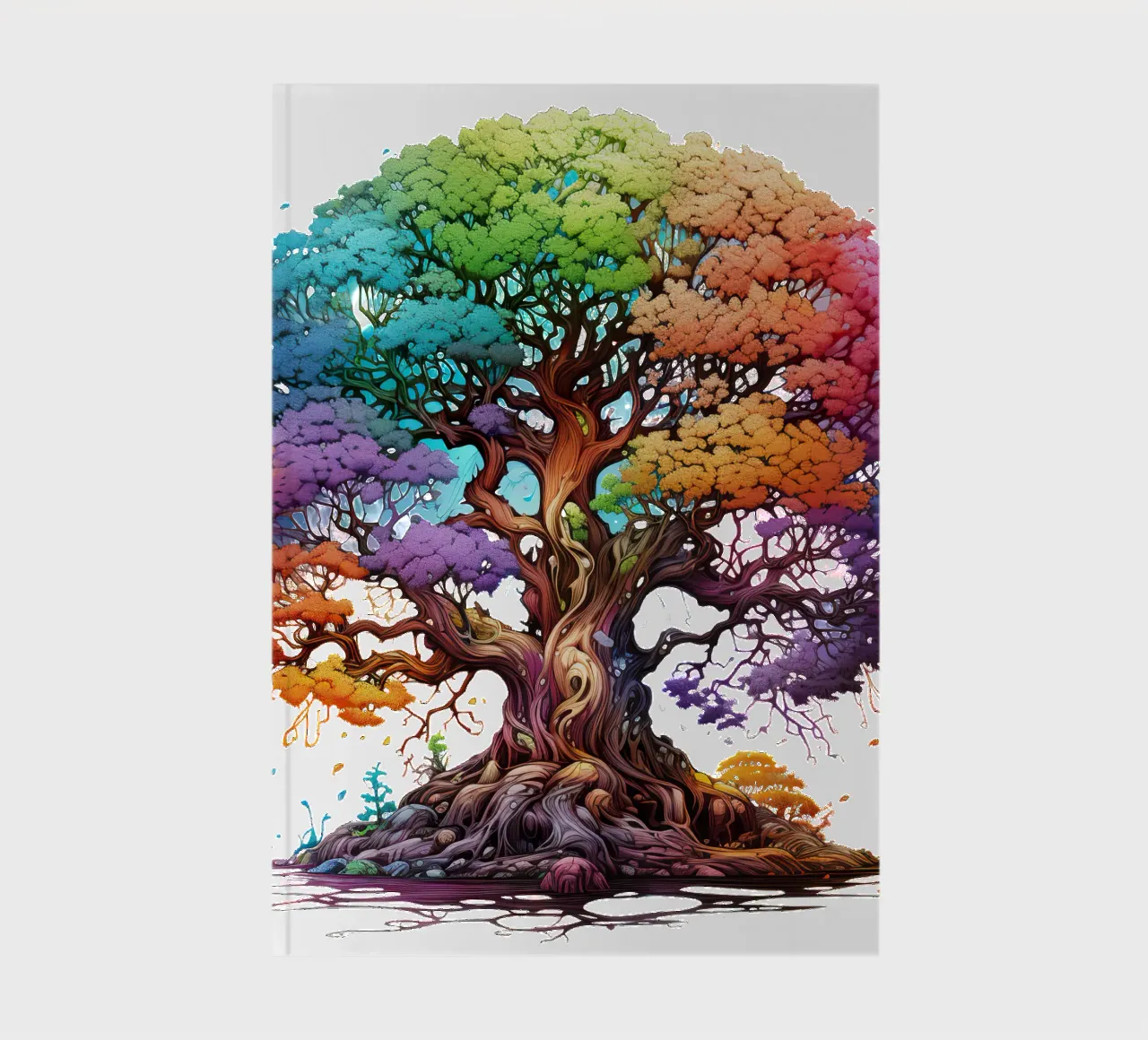 Colorful Tree of Life notebook by Spiritual Touch