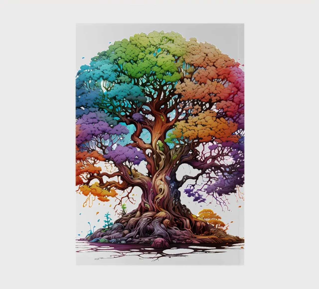 Colorful Tree of Life notebook by Spiritual Touch