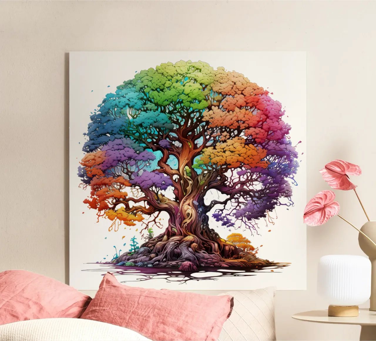 Albero della vita colorato plexiglass da Spiritual Touch