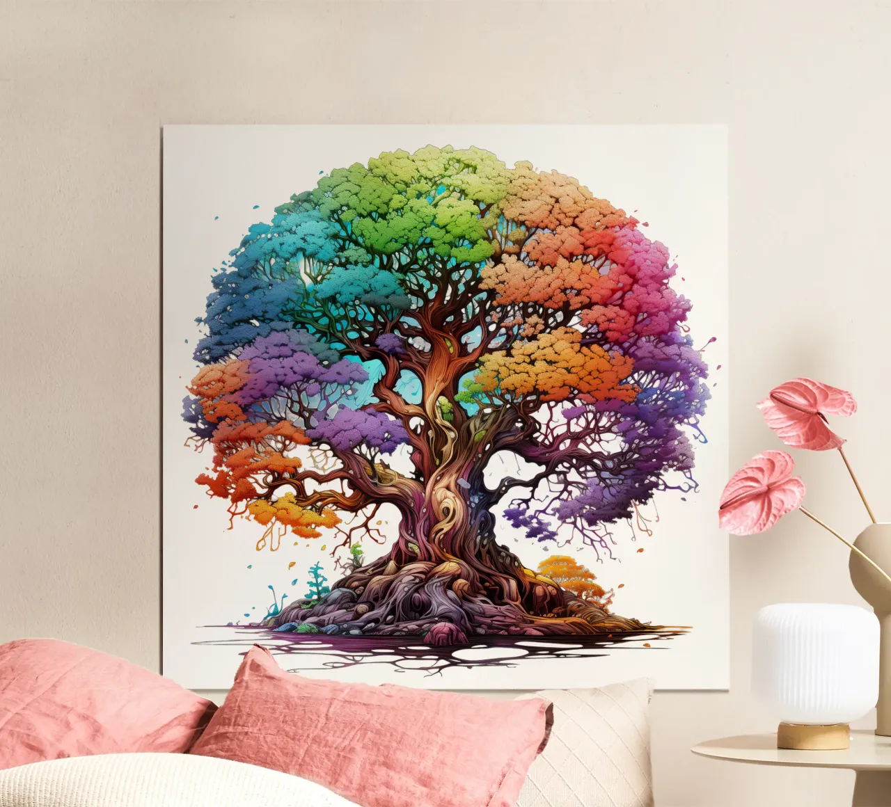 Albero della vita colorato carta hahnemühle da Spiritual Touch