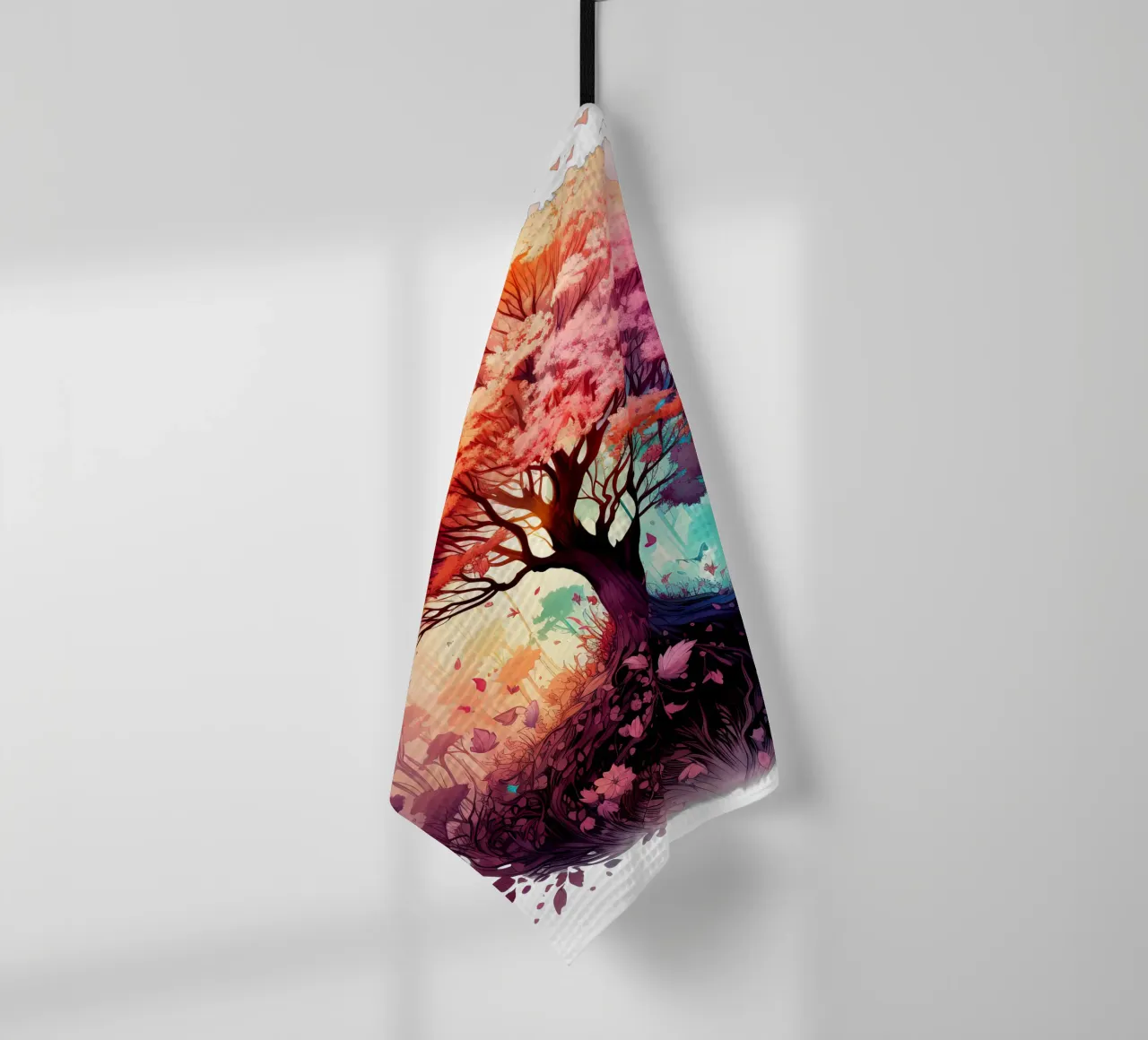 Albero della vita colorato canovaccio da cucina da Spiritual Touch
