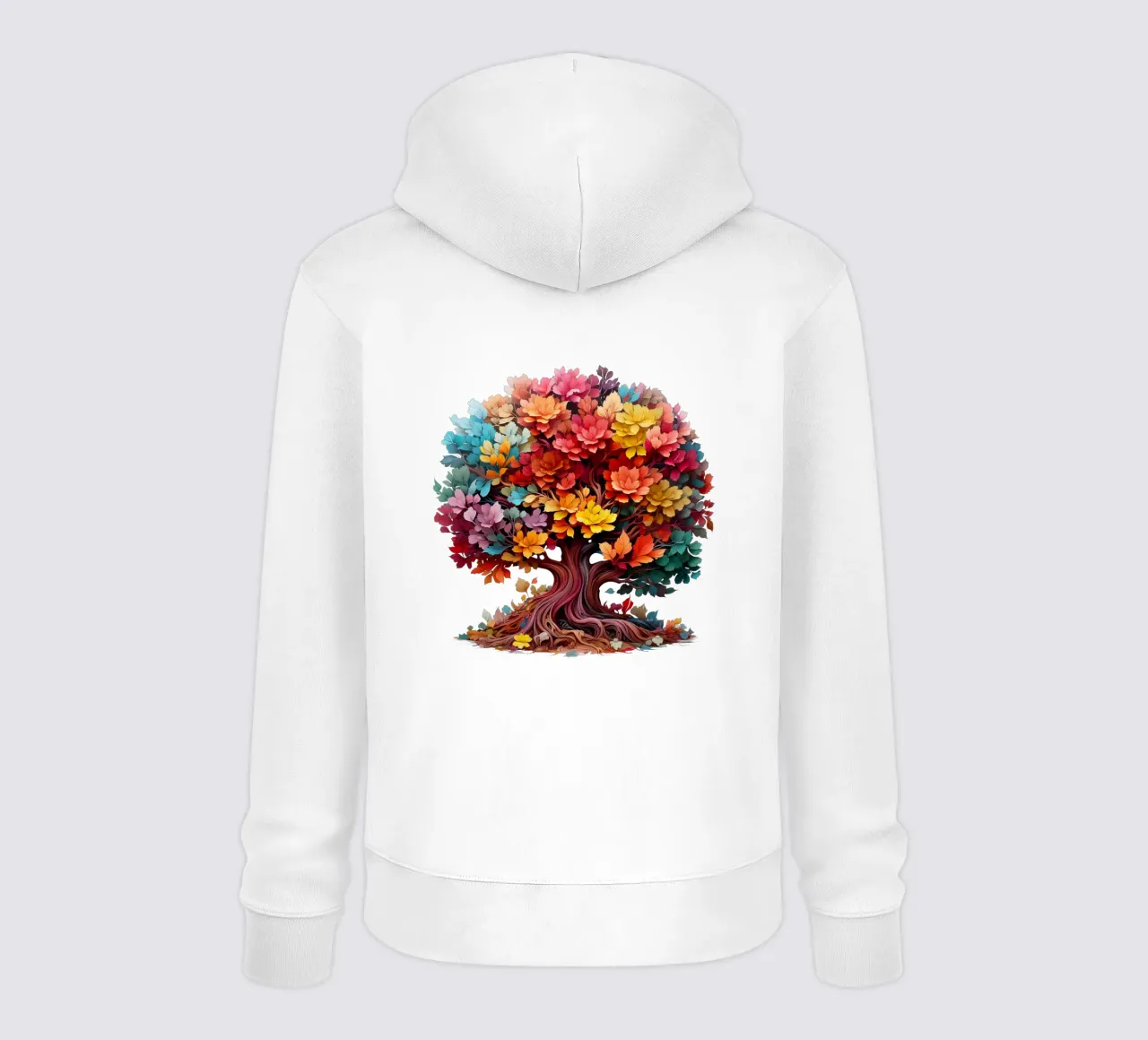 Albero della vita colorato felpa con cappuccio da Spiritual Touch