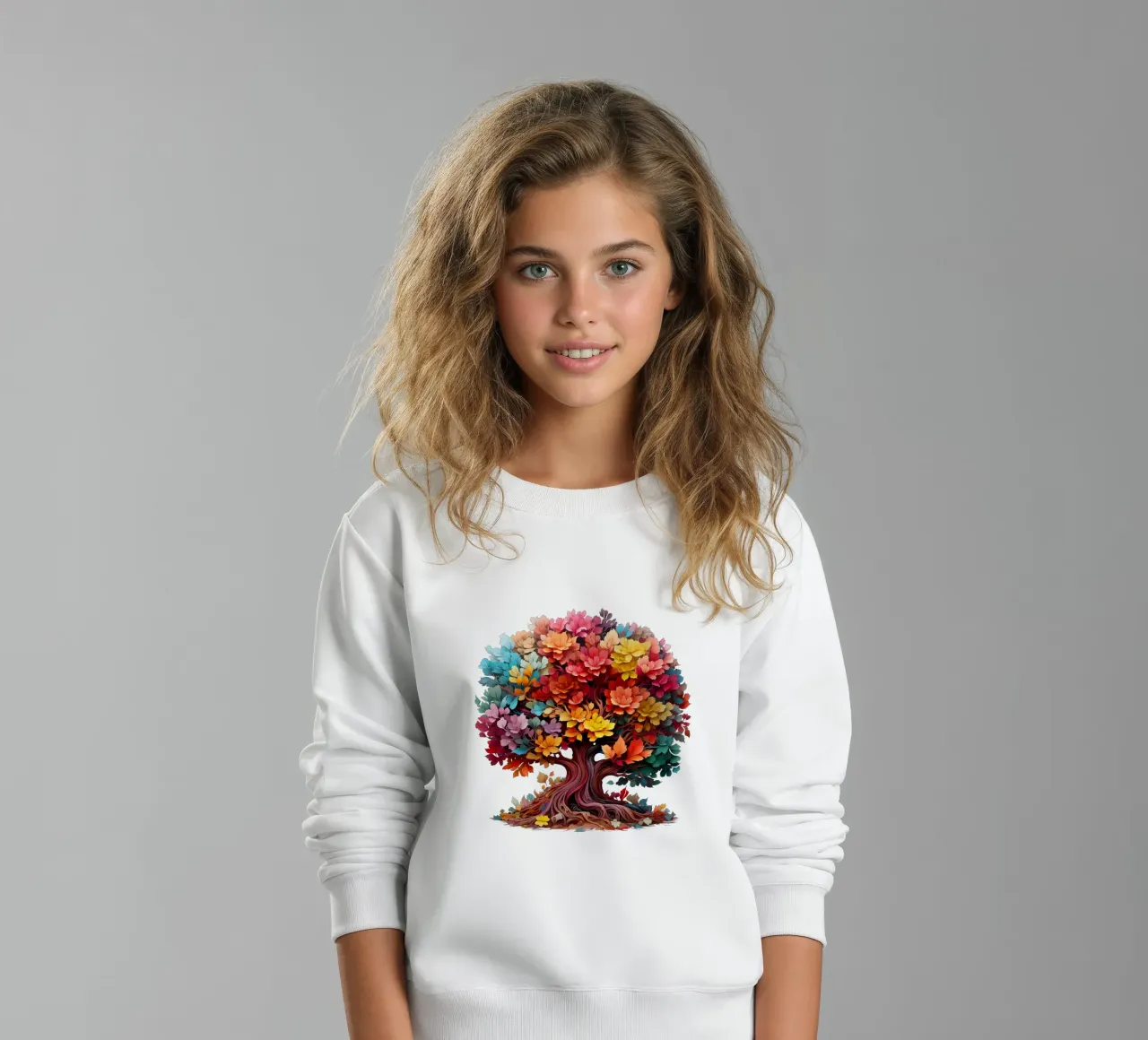 Albero della vita colorato felpa bambino da Spiritual Touch