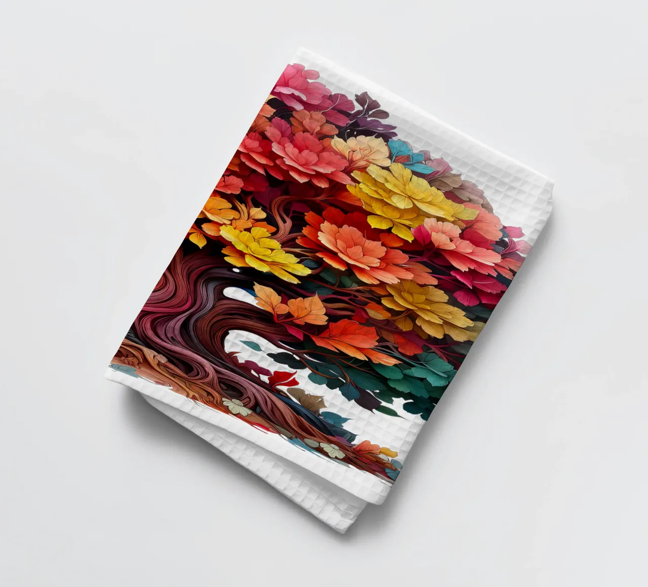 Albero della vita colorato canovaccio da cucina da Spiritual Touch