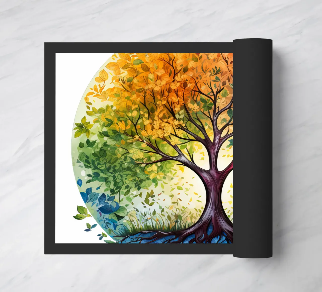Albero della vita colorato zerbino da Spiritual Touch