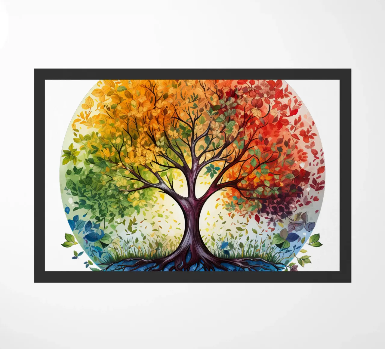 Albero della vita colorato zerbino da Spiritual Touch