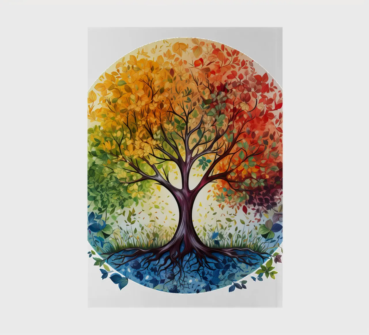 Arbre de vie coloré carnet de notes de Spiritual Touch
