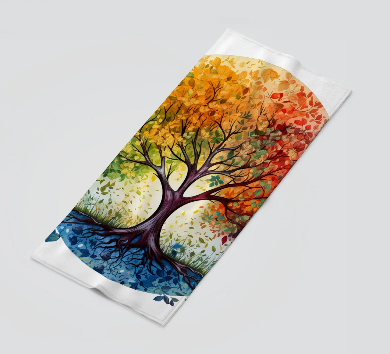 Albero della vita colorato telo mare da Spiritual Touch