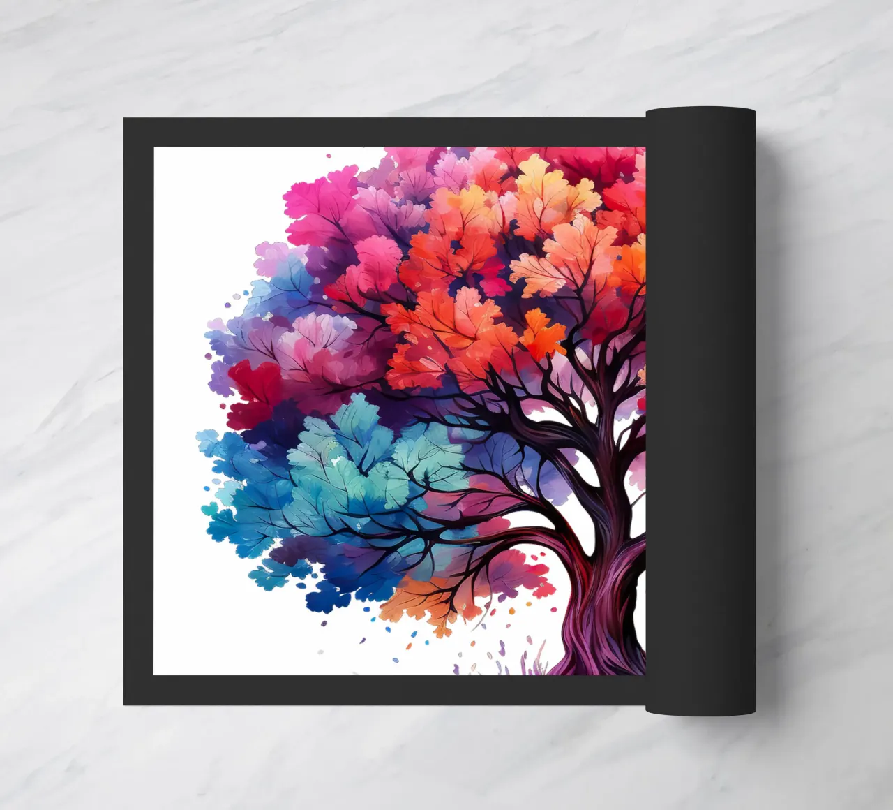 Albero della vita colorato zerbino da Spiritual Touch