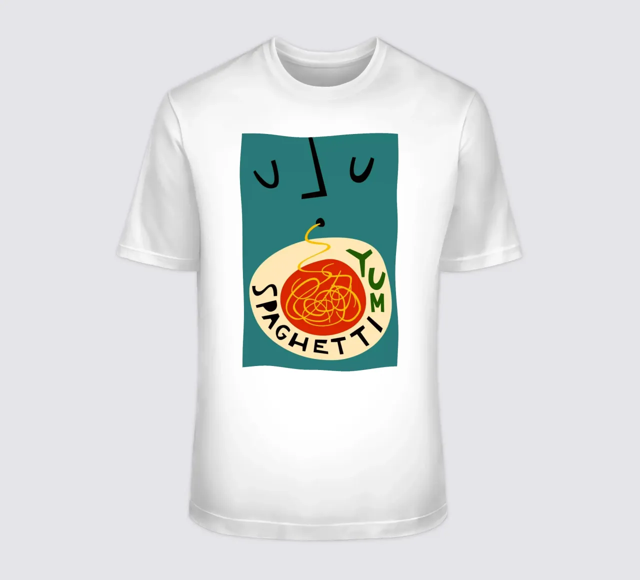 Yum Spaghetti t-shirt da Fox & Velvet