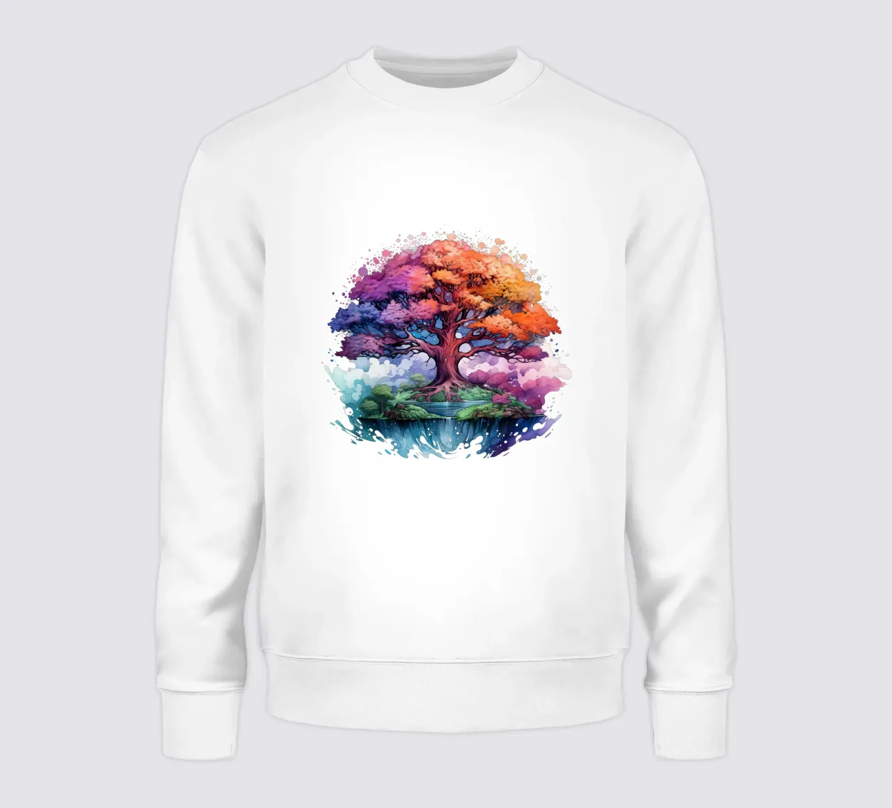 Albero della vita colorato felpa da Spiritual Touch