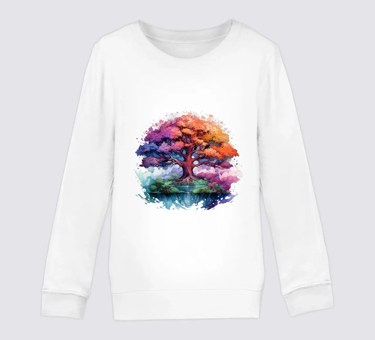 Albero della vita colorato felpa bambino da Spiritual Touch