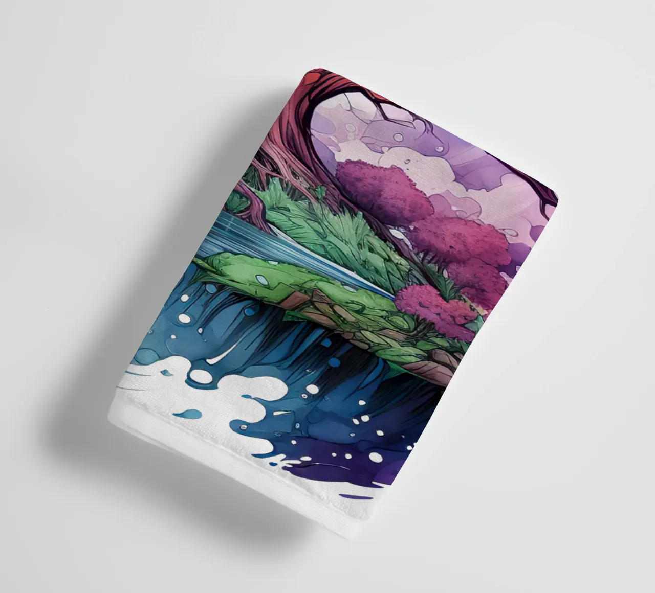 Albero della vita colorato asciugamano da bagno da Spiritual Touch