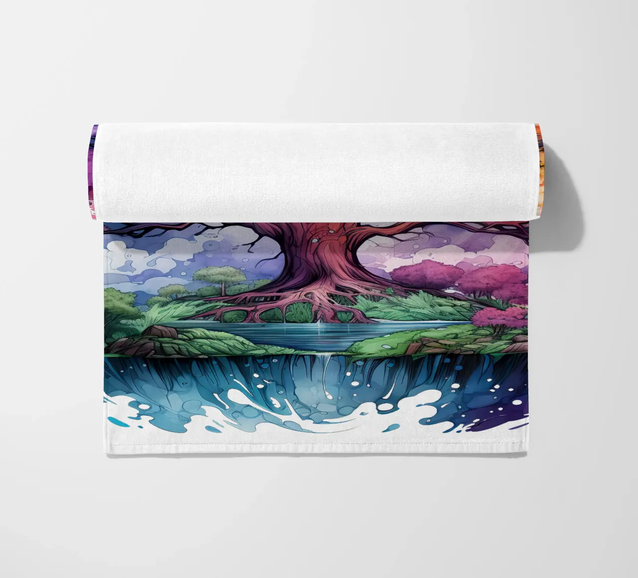 Albero della vita colorato telo mare da Spiritual Touch