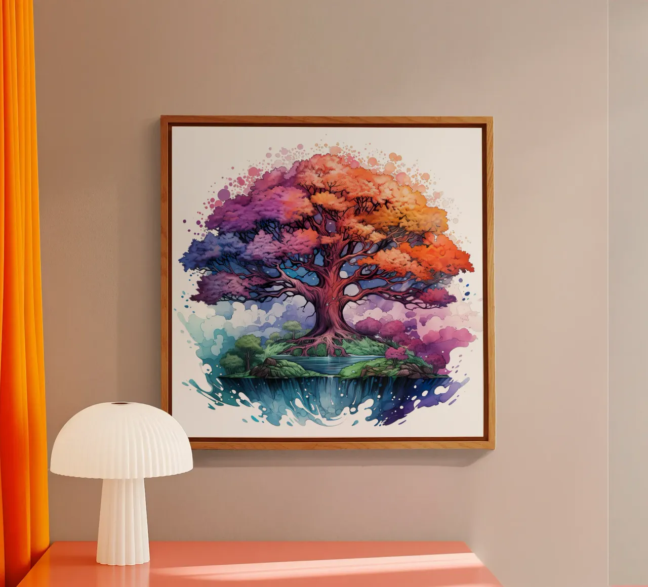 Albero della vita colorato plexiglass da Spiritual Touch