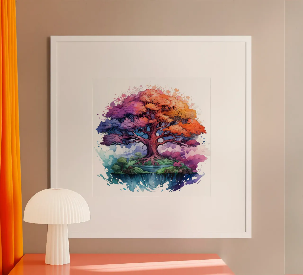 Albero della vita colorato poster da Spiritual Touch