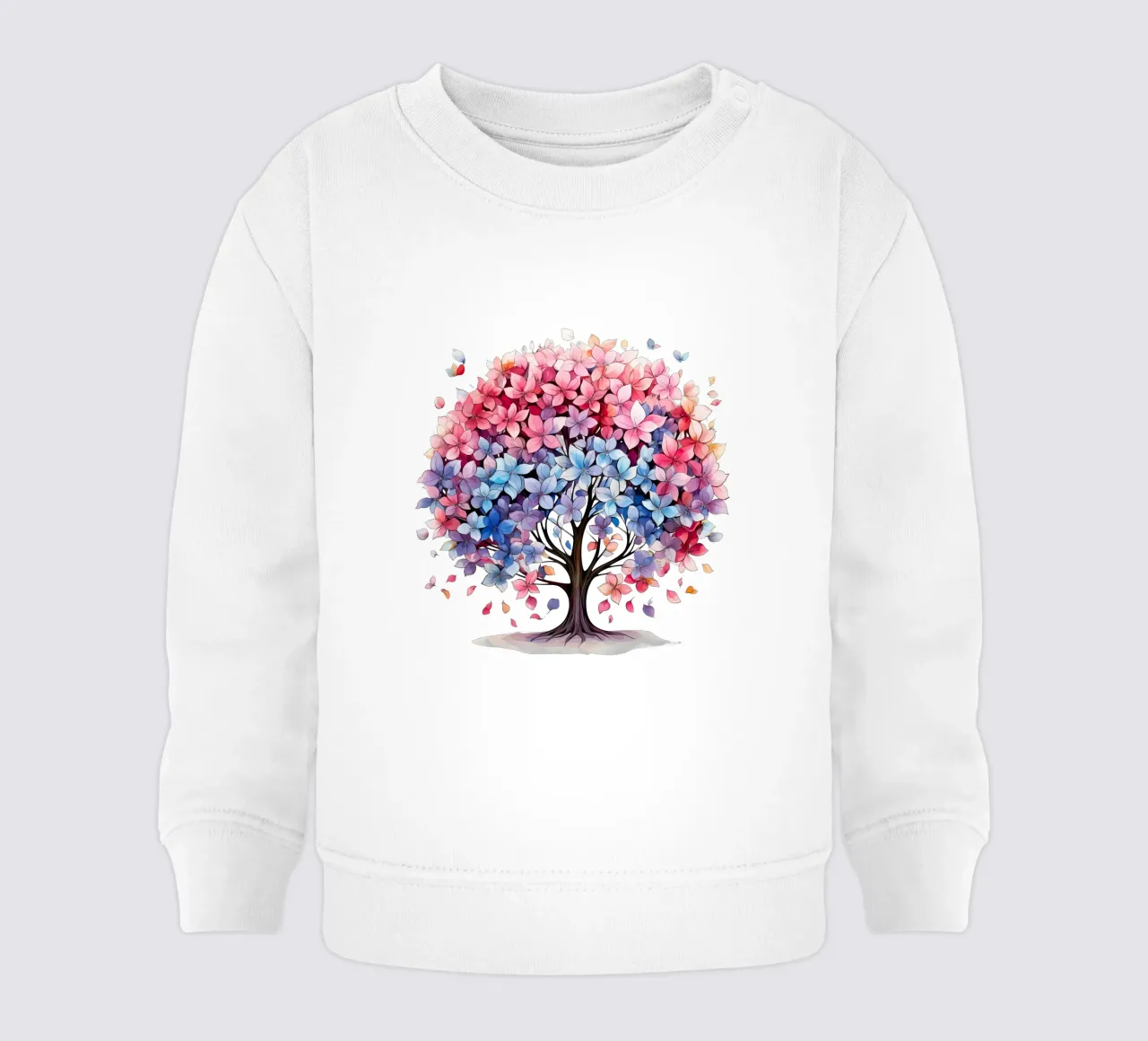 Albero della vita colorato felpa neonato da Spiritual Touch