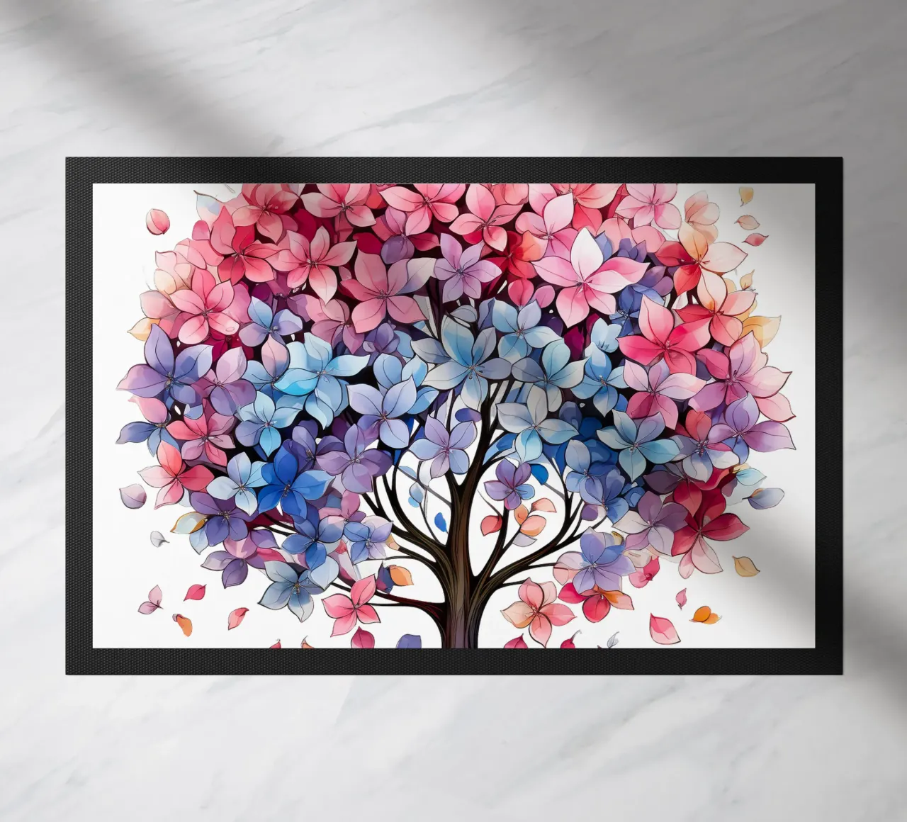 Albero della vita colorato zerbino da Spiritual Touch