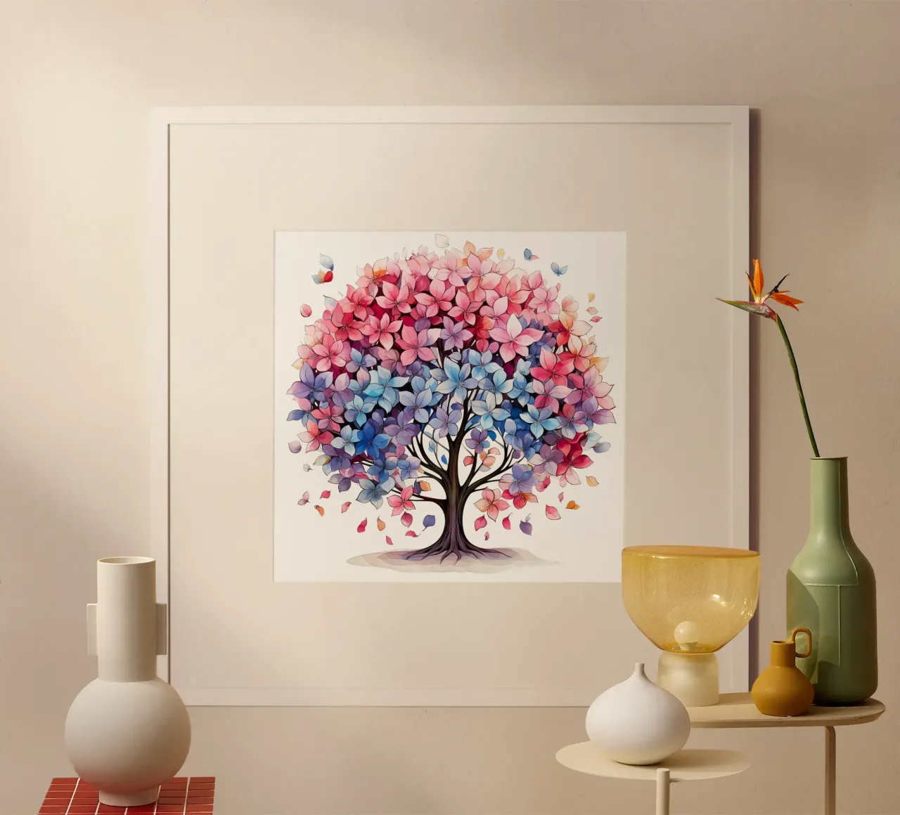 Albero della vita colorato carta hahnemühle da Spiritual Touch