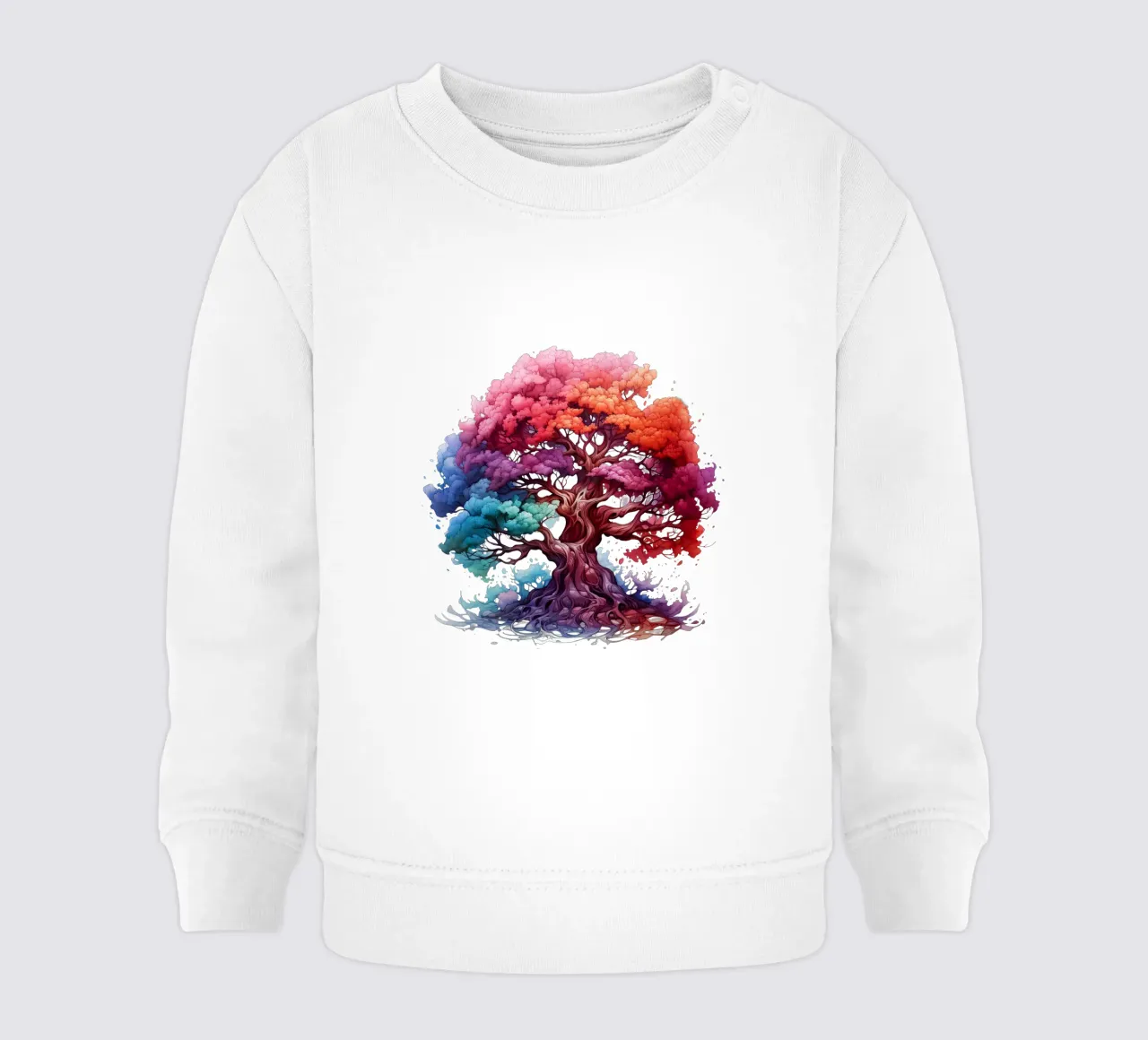 Albero della vita colorato felpa neonato da Spiritual Touch