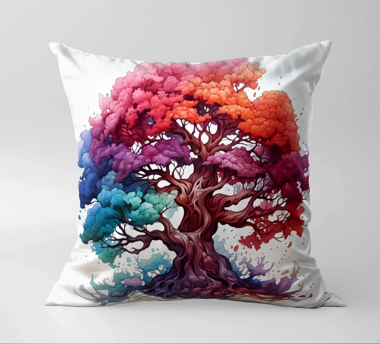 Albero della vita colorato cuscino da Spiritual Touch