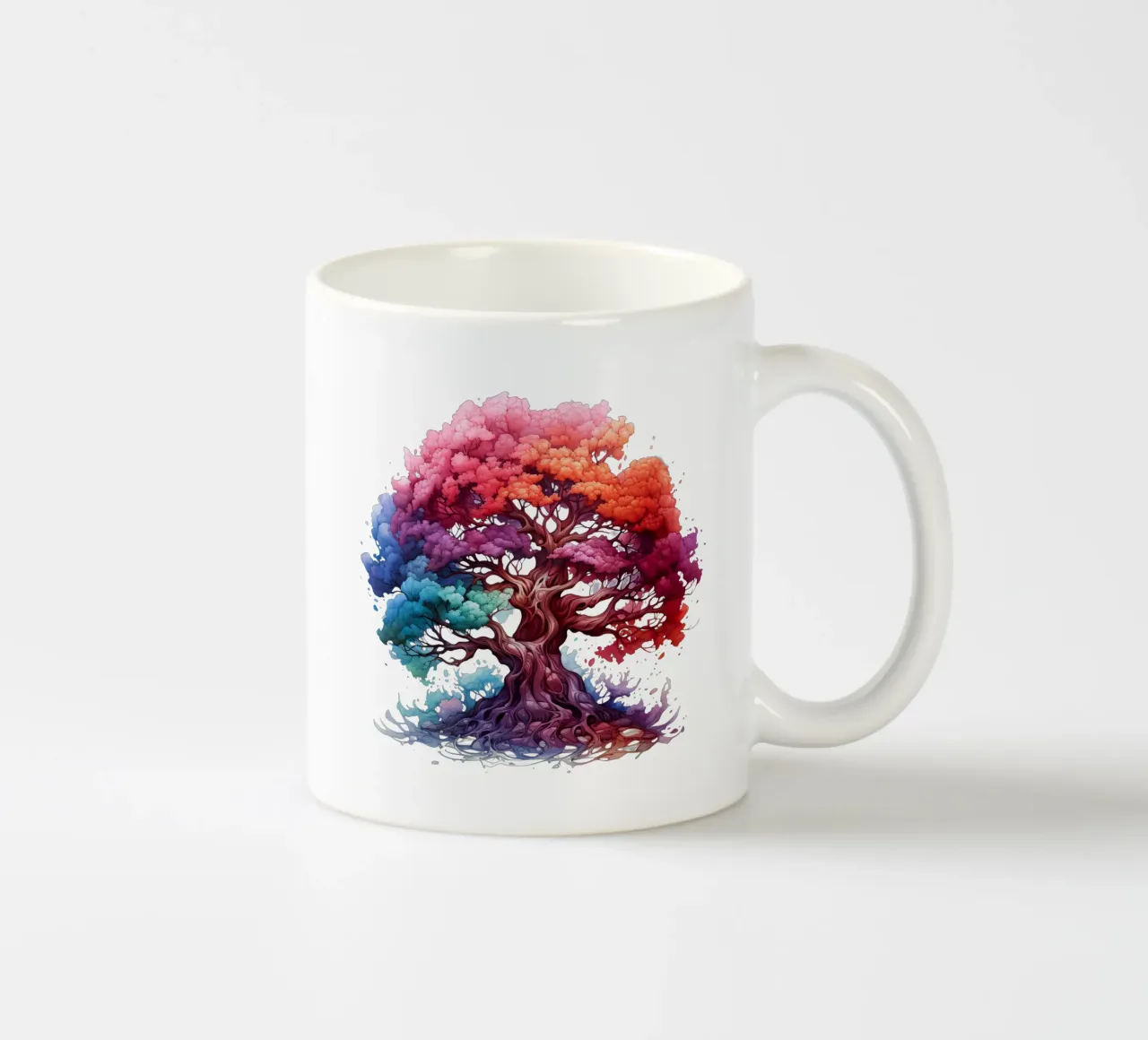 Albero della vita colorato tazza in ceramica da Spiritual Touch