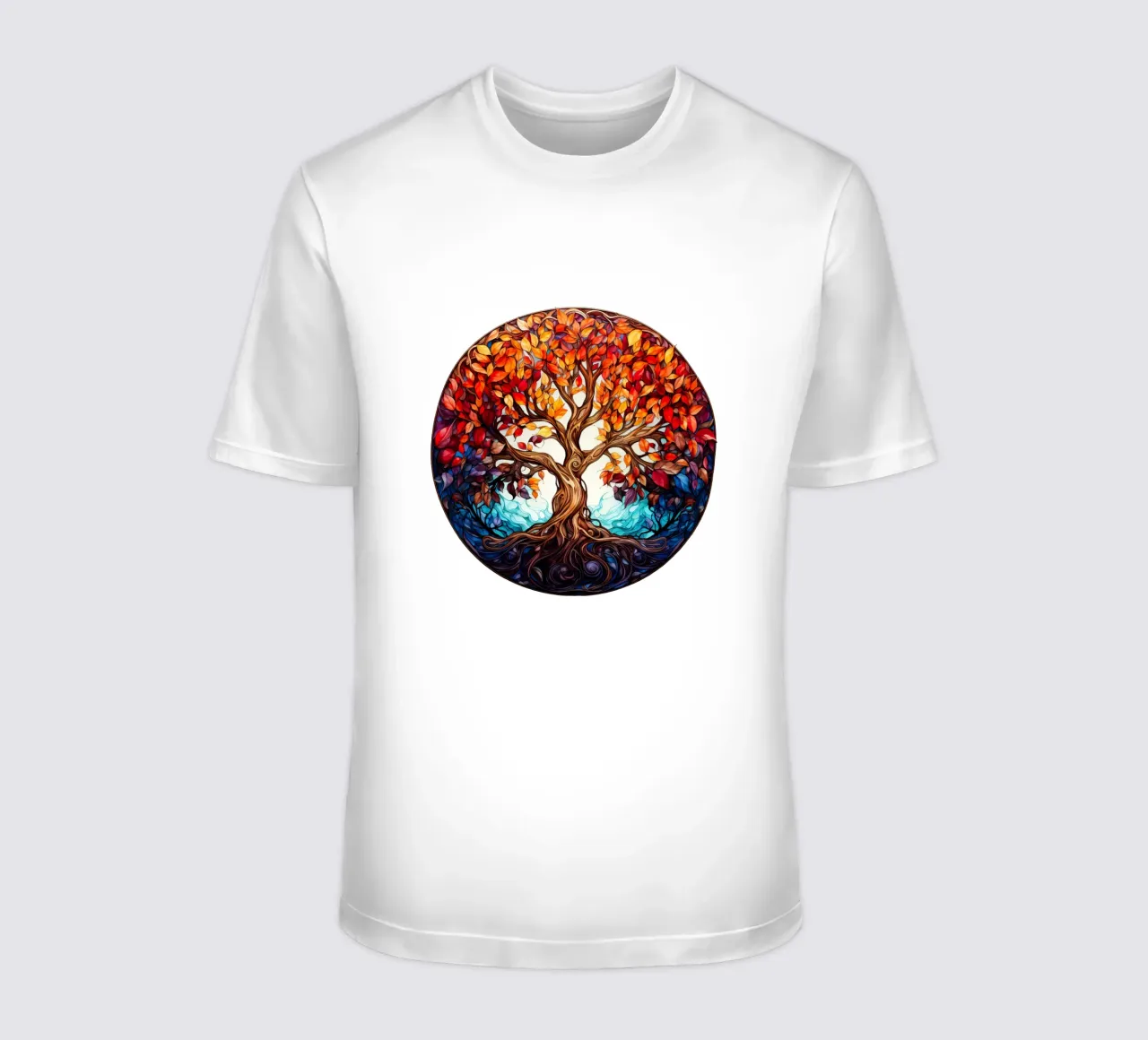Albero della vita colorato t-shirt da Spiritual Touch