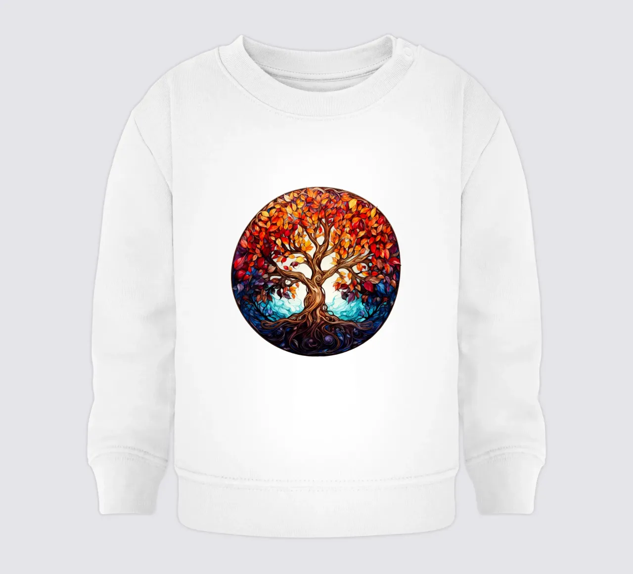 Albero della vita colorato felpa neonato da Spiritual Touch