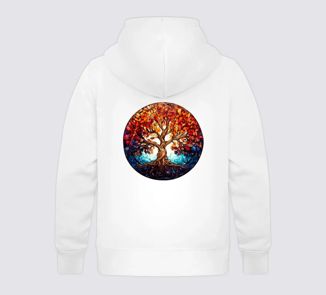 Albero della vita colorato felpa bambino con cappuccio da Spiritual Touch