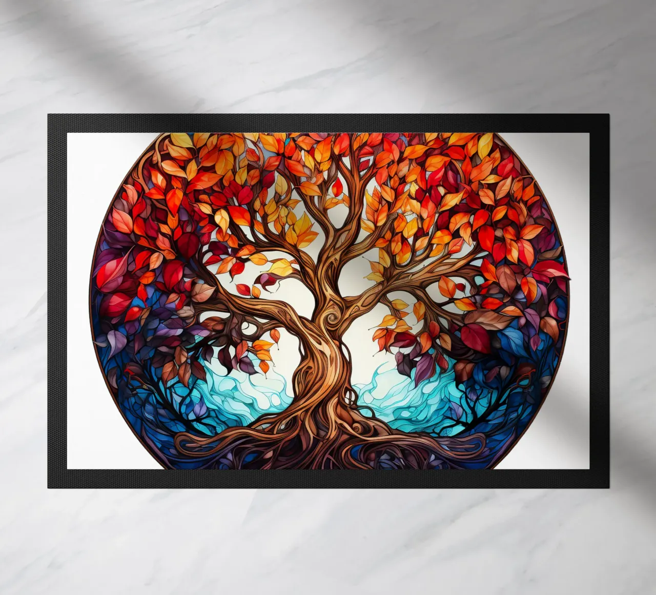 Albero della vita colorato zerbino da Spiritual Touch