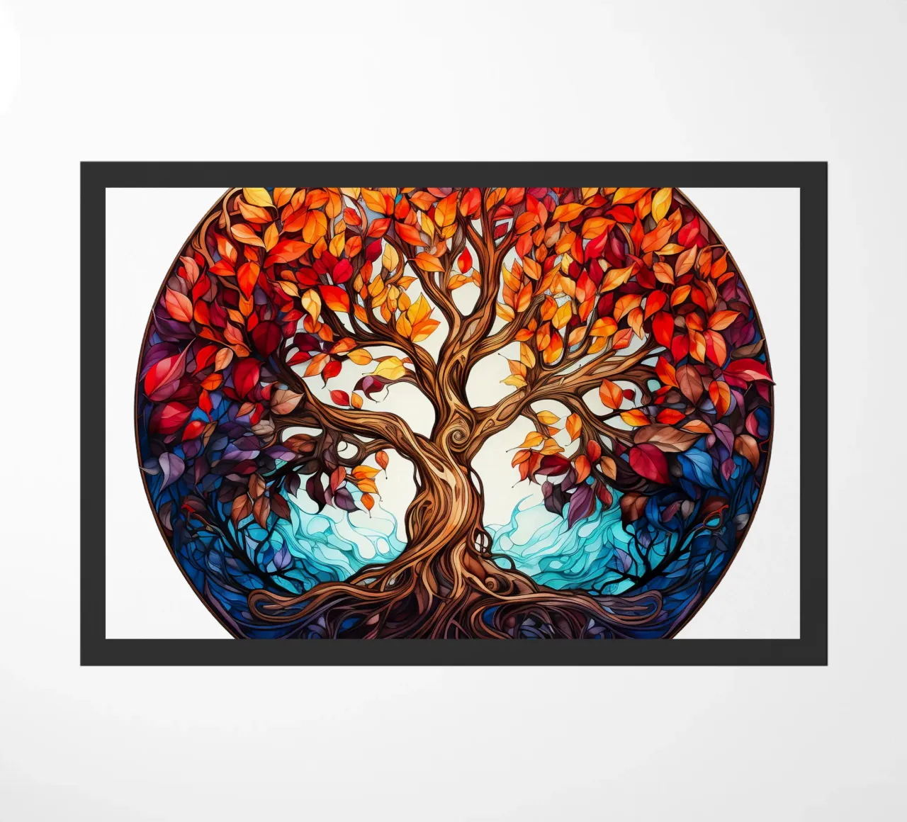 Albero della vita colorato zerbino da Spiritual Touch