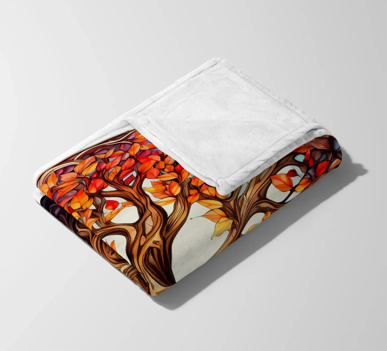 Albero della vita colorato coperta in pile da Spiritual Touch