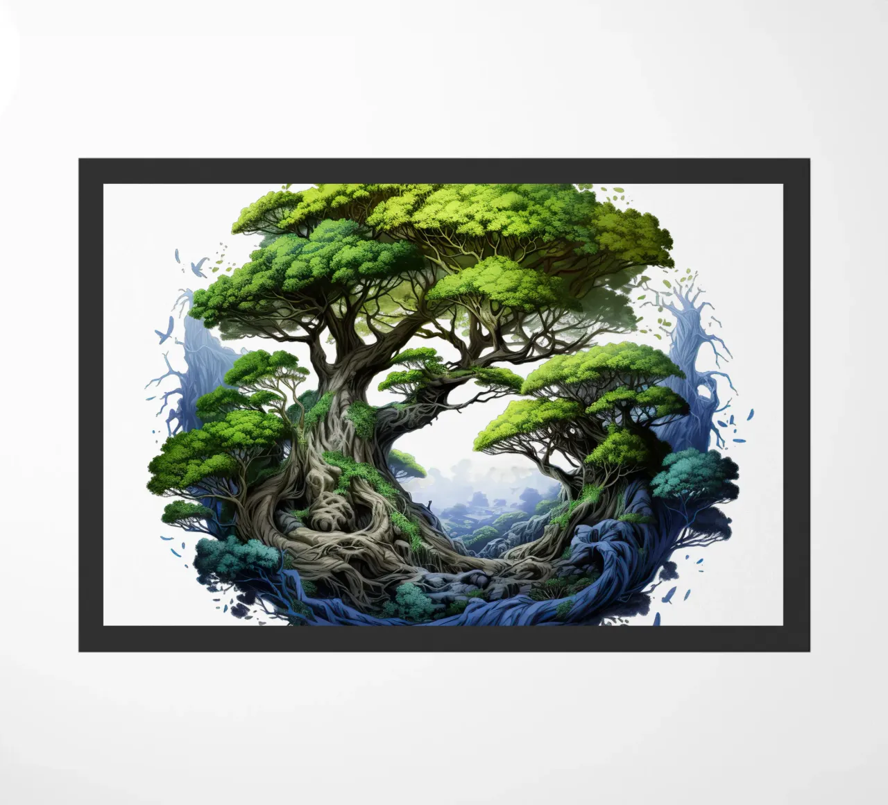 Albero della vita colorato zerbino da Spiritual Touch