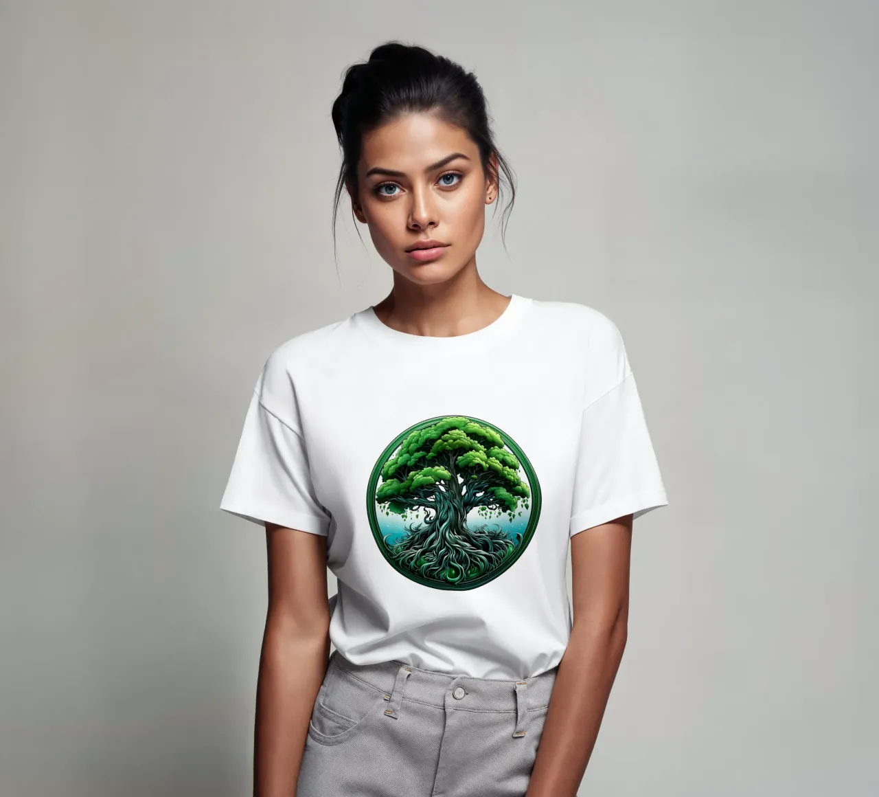 Albero della vita colorato t-shirt da Spiritual Touch