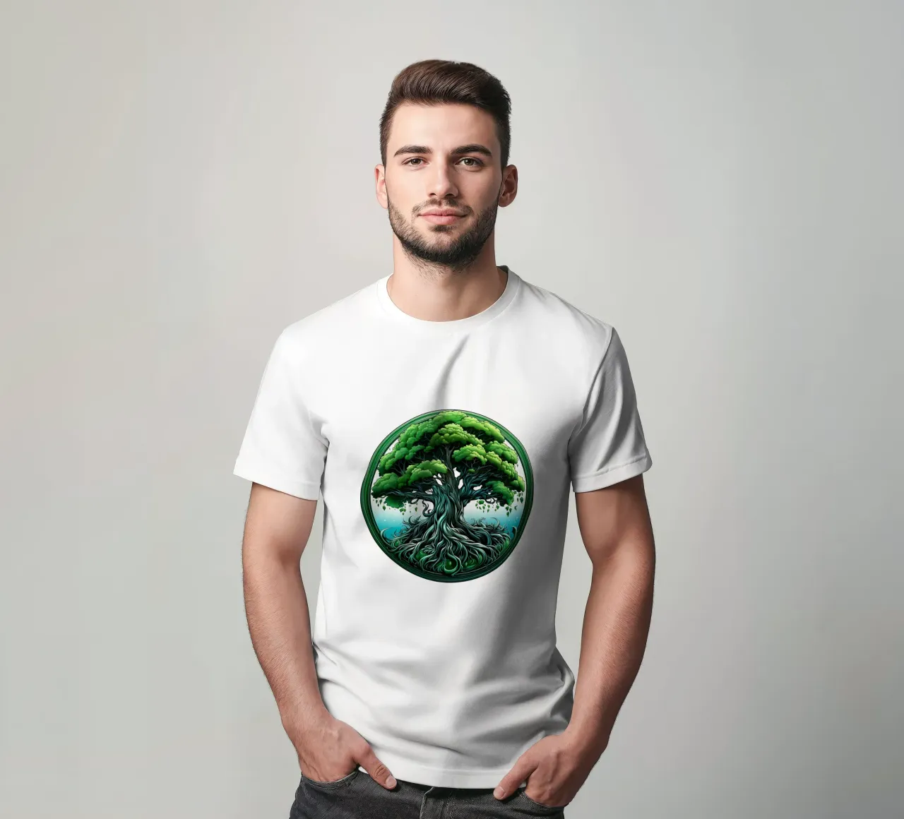 Albero della vita colorato t-shirt da Spiritual Touch