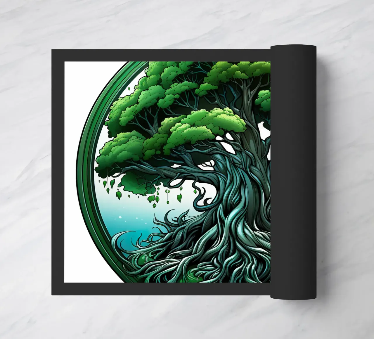 Albero della vita colorato zerbino da Spiritual Touch
