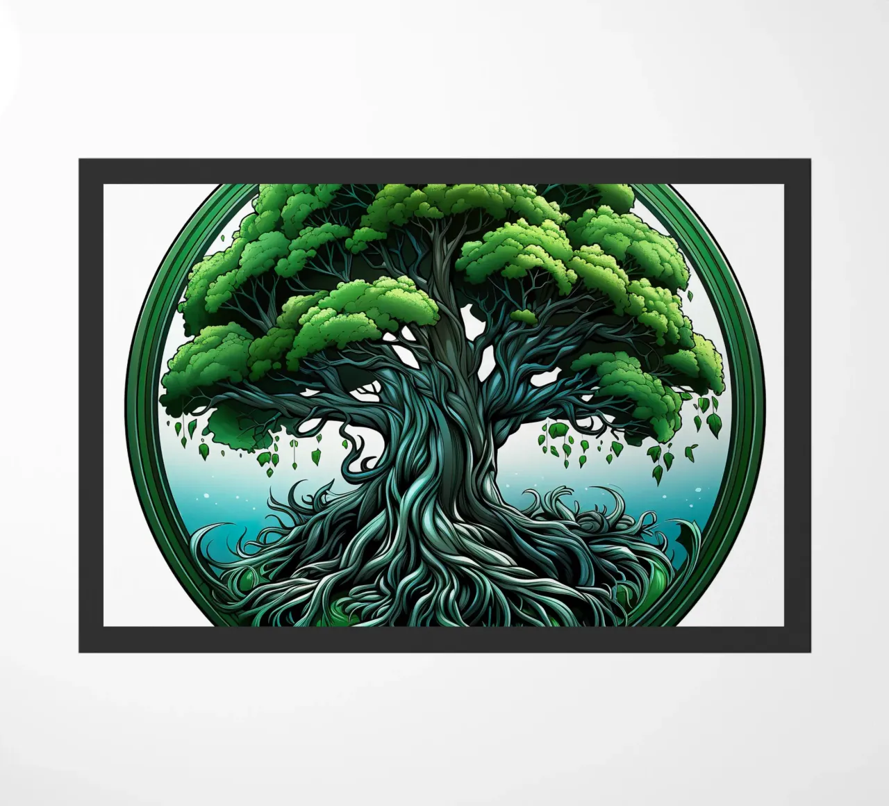 Albero della vita colorato zerbino da Spiritual Touch